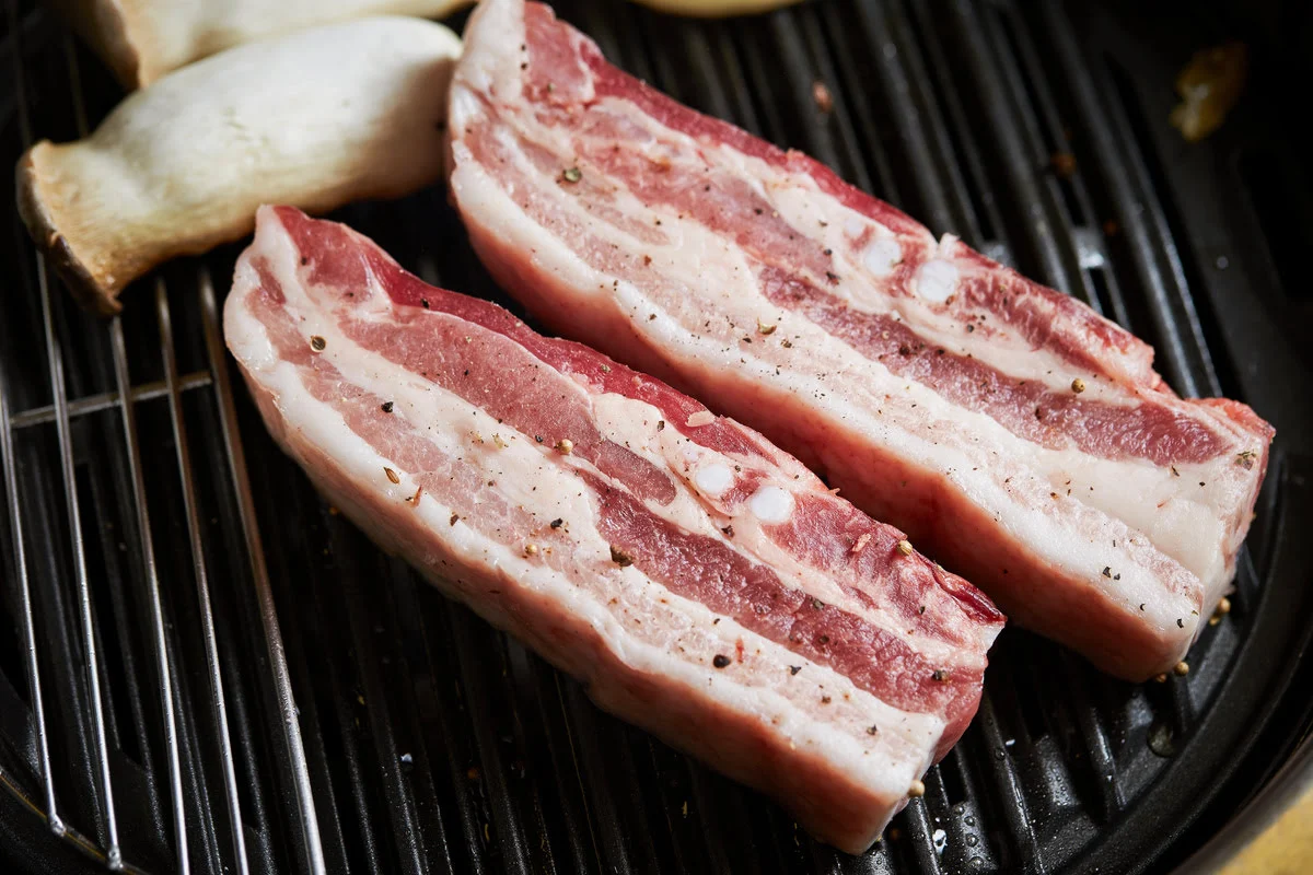 boczek wieprzowy na patelni- Zakrzewscy